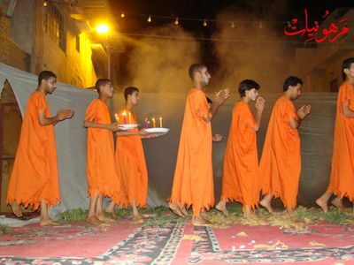 مأتم أنصار الحسين ع - مولد النبي محمد ص والصادق ع 1431 هـ - الليلة الأولى بمشاركة الرادود حسين السيسي
